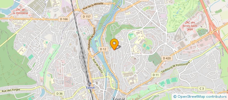 localisation de l'entreprise SCI PETITJEAN à EPINAL