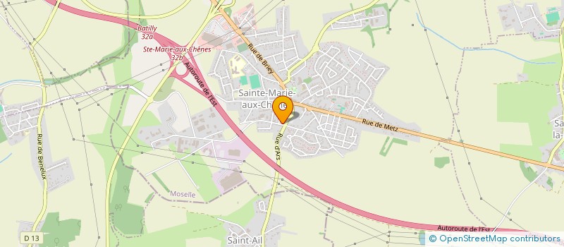 localisation de l'entreprise SCI PETITJEAN  SAINTE-MARIE-AUX-CHENES