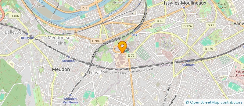 localisation de l'entreprise SCI PETITJEAN BARBUSSE  CLAMART