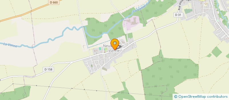 localisation de l'entreprise SCI PETITJENRY  NEUVILLE-SUR-VANNE