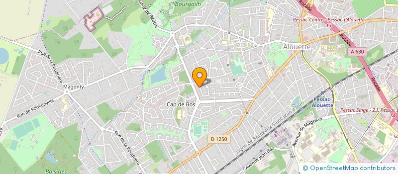 localisation de l'entreprise SCI PETITPAS  PESSAC