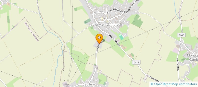 localisation de l'entreprise SCI PETITPIC  LIGNY-EN-CAMBRESIS