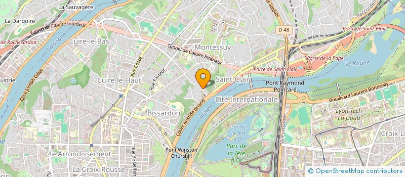 localisation de l'entreprise SCI PETITS CANARDS  CALUIRE-ET-CUIRE