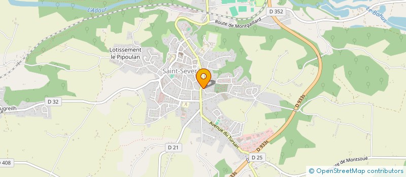 localisation de l'entreprise SCI PETITS SAINTS à SAINT-SEVER