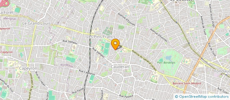 localisation de l'entreprise SCI PETITS TOUTOUS  BORDEAUX