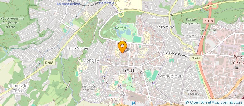 localisation de l'entreprise SCI PETITSEBAS 2 à LES ULIS