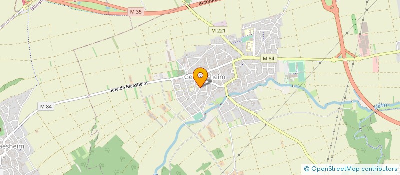 localisation de l'entreprise SCI PETITSLUTZ  GEISPOLSHEIM