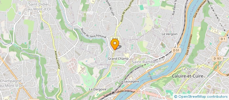 localisation de l'entreprise SCI PETOU  SAINT-CYR-AU-MONT-D'OR