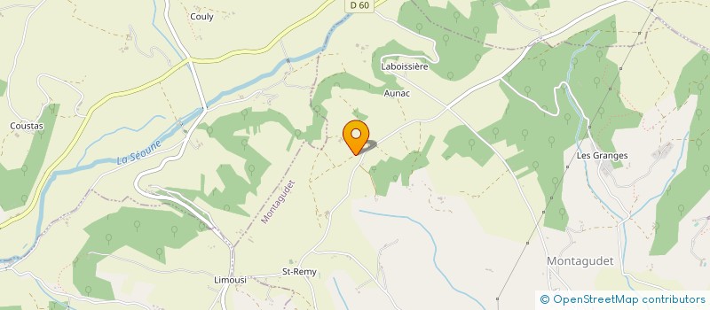 localisation de l'entreprise SCI PETRA  MONTAGUDET