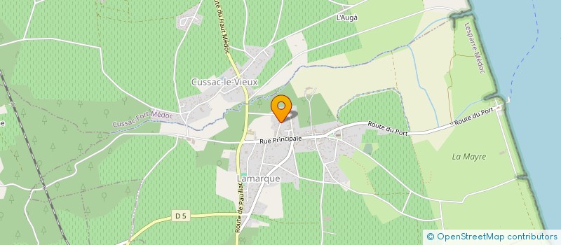 localisation de l'entreprise SCI PETRA  LAMARQUE