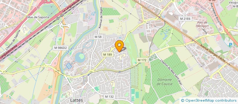 localisation de l'entreprise SCI PETRARQUE à LATTES