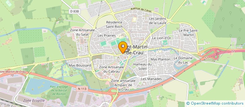 localisation de l'entreprise SCI PETRAZ à SAINT-MARTIN-DE-CRAU