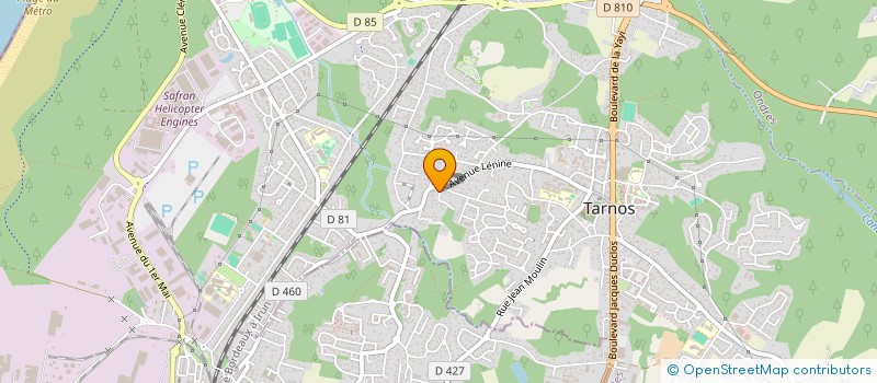 localisation de l'entreprise SCI PETRICO à TARNOS
