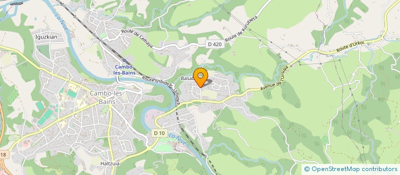 localisation de l'entreprise SCI PETRIKUN ANAIAK  LOUHOSSOA