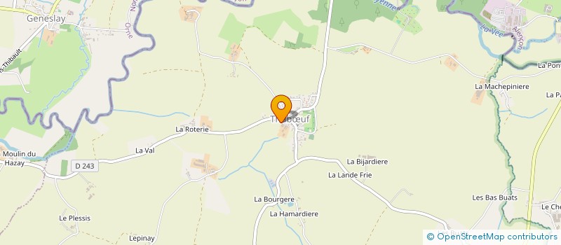 localisation de l'entreprise SCI PETRON  THUBOEUF