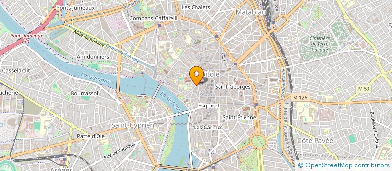 localisation de l'entreprise SCI PETRUS à TOULOUSE