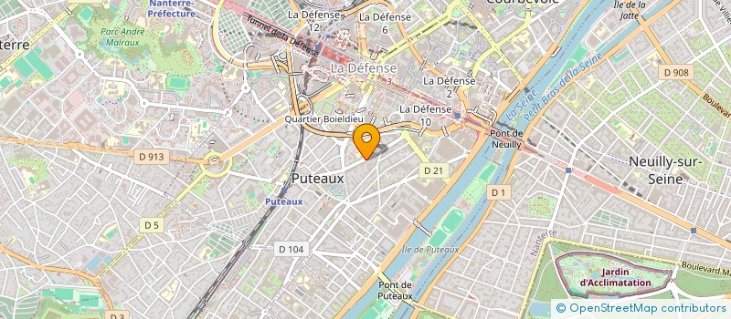 localisation de l'entreprise SCI PETRUS IMMOBILIER  PUTEAUX