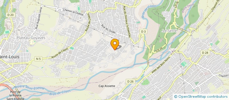 localisation de l'entreprise SCI PETUNIAS  SAINT-LOUIS