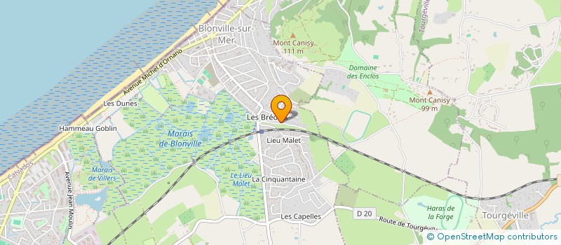 localisation de l'entreprise SCI PETYT LALYCAN à BLONVILLE-SUR-MER