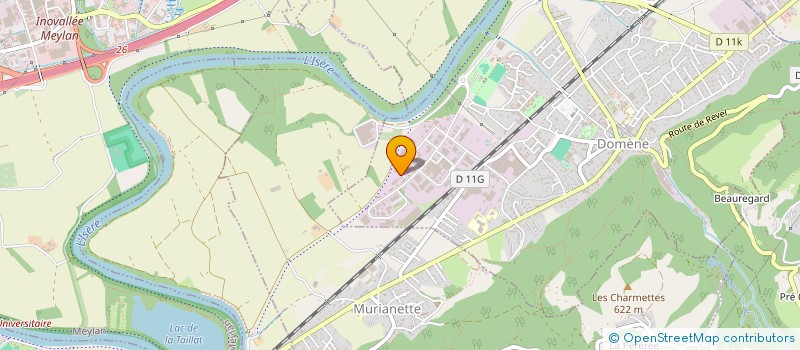 localisation de l'entreprise SCI PEUPLIBOIS  DOMENE