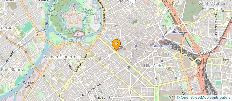 localisation de l'entreprise SCI PEUPLIERS 205 à LILLE