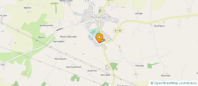 localisation de l'entreprise SCI PEVAR-B  PLUMERGAT