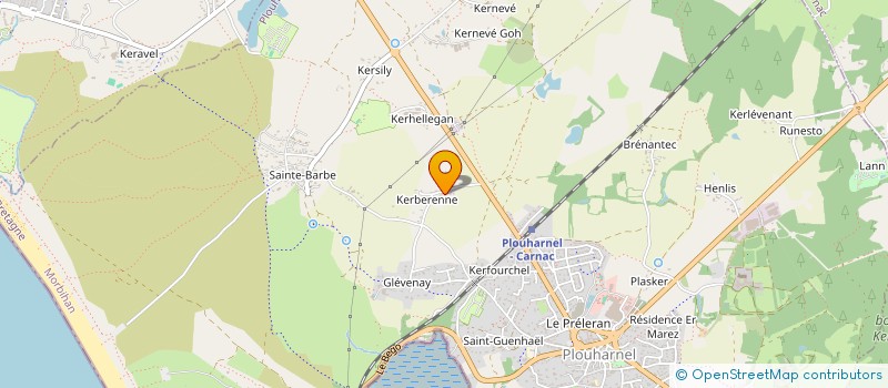 localisation de l'entreprise SCI PEVEDIC  PLOUHARNEL