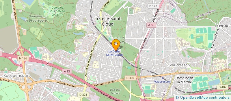 localisation de l'entreprise SCI PEWA  LA CELLE-SAINT-CLOUD