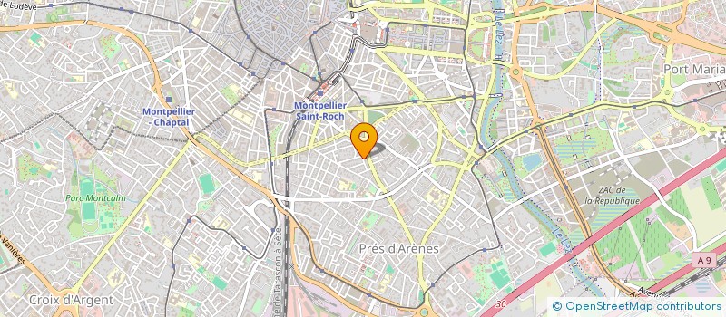 localisation de l'entreprise SCI PEWEN à MONTPELLIER