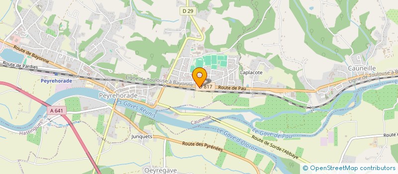 localisation de l'entreprise SCI PEY  PEYREHORADE