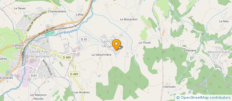 localisation de l'entreprise SCI PEYCELON  SAINT-GENIS-L ARGENTIERE