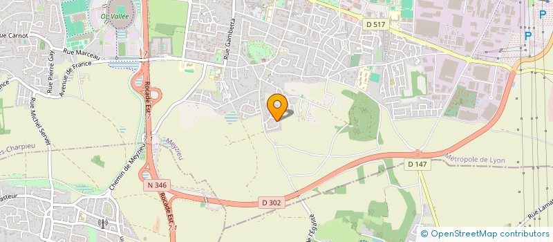 localisation de l'entreprise SCI PEYCELON IMMOBILIER  MEYZIEU