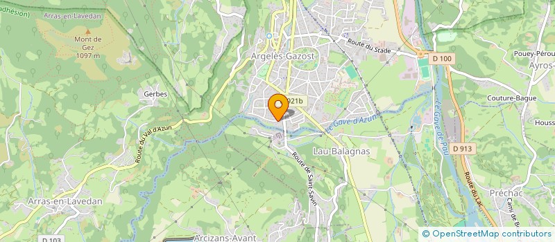 localisation de l'entreprise SCI PEYOTE  ARGELES-GAZOST