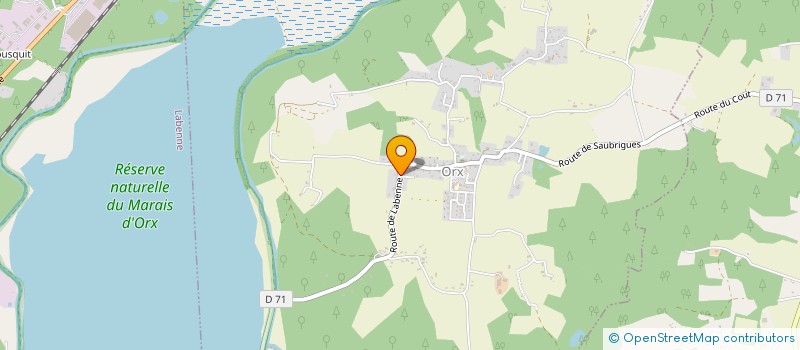 localisation de l'entreprise SCI PEYRA  ORX