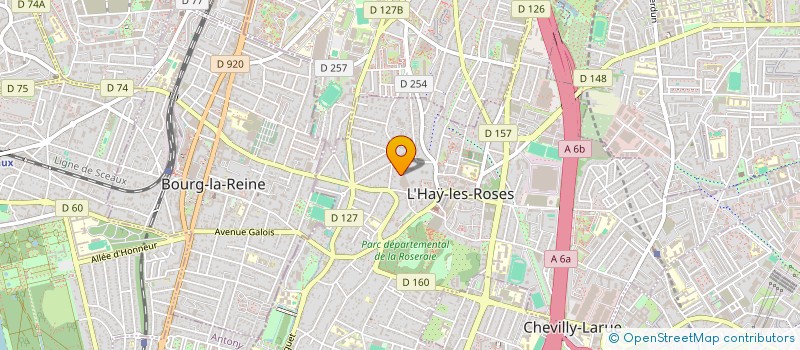 localisation de l'entreprise SCI PEYRACHE  L'HAY-LES-ROSES