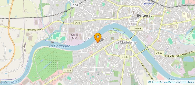 localisation de l'entreprise SCI PEYRALEDE à BERGERAC