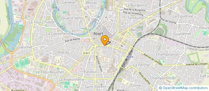 localisation de l'entreprise SCI PEYRARD  NIORT