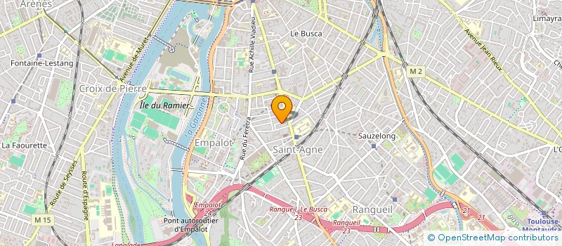 localisation de l'entreprise SCI PEYRAS à TOULOUSE