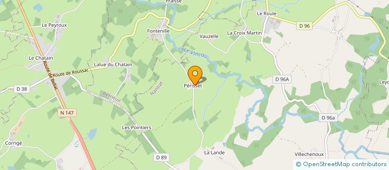 localisation de l'entreprise SCI PEYRAUD  NANTIAT