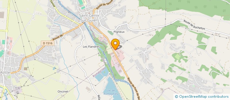 localisation de l'entreprise SCI PEYRAVENT 2015  SAINT-GENIX-LES-VILLAGES