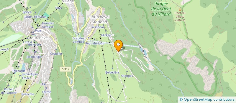 localisation de l'entreprise SCI PEYRE à COURCHEVEL