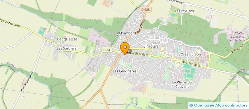 localisation de l'entreprise SCI PEYRE à LIMOURS
