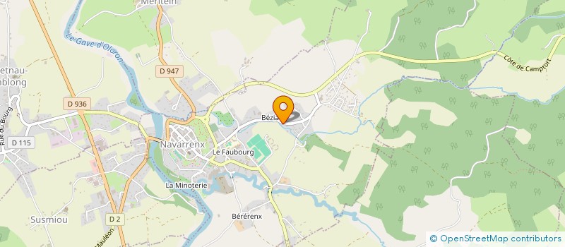 localisation de l'entreprise SCI PEYRE  NAVARRENX