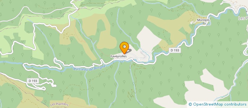 localisation de l'entreprise SCI PEYREBRUNE  LES PLANTIERS