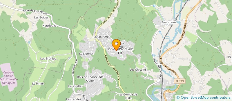 localisation de l'entreprise SCI PEYRELEVADE  CHANCELADE