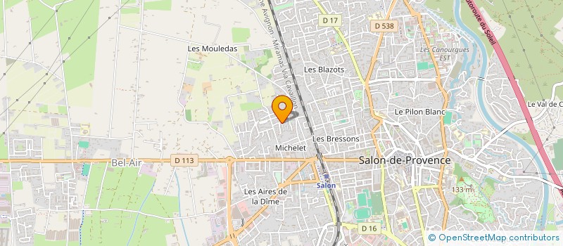 localisation de l'entreprise SCI PEYRELUNE  SALON-DE-PROVENCE