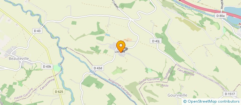 localisation de l'entreprise SCI PEYRENS  AVIGNONET-LAURAGAIS