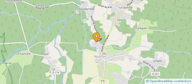 localisation de l'entreprise SCI PEYREPINOTTE  NOAILLAN