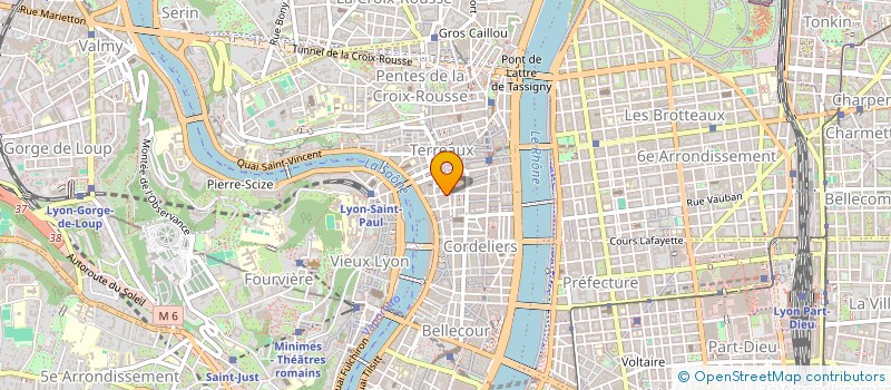 localisation de l'entreprise SCI PEYRET à LYON