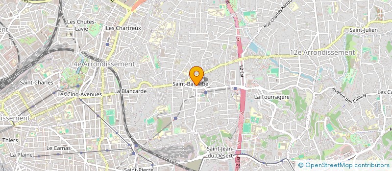 localisation de l'entreprise SCI PEYRET-SCHEFFEN à MARSEILLE